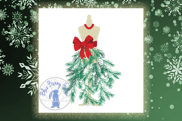 Christmas Mannequin 2018: A Festive Embroidery Design Review