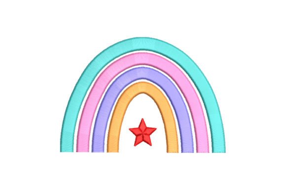 Cute Colorful Rainbow Embroidery Review