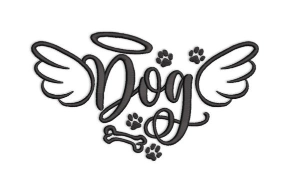 Dog Angel with Wings Embroidery Review