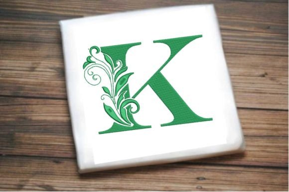 Elegant Floral Alphabet Letter K Review