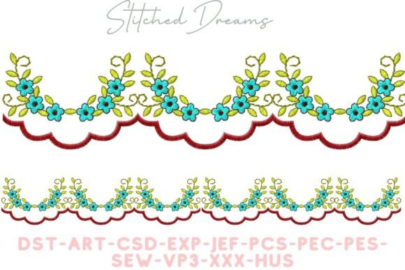 Floral Borders Review: A Timeless Embroidery Design for Meaningful Gifts