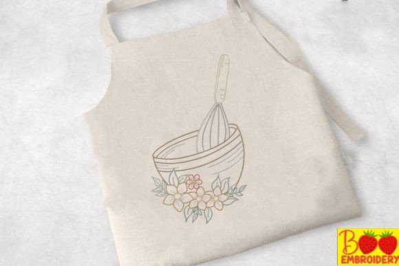 Floral Kitchen Utensils Embroidery Review