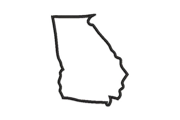 Georgia State Map Embroidery Review