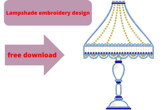Lampshade Embroidery Design Review for Merch