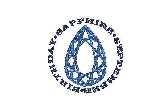 Sapphire Faceted Pear September Birthday Design Review
