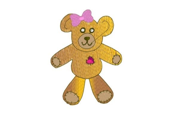 Sweet Teddy Girl Applique Review for Holiday Sales