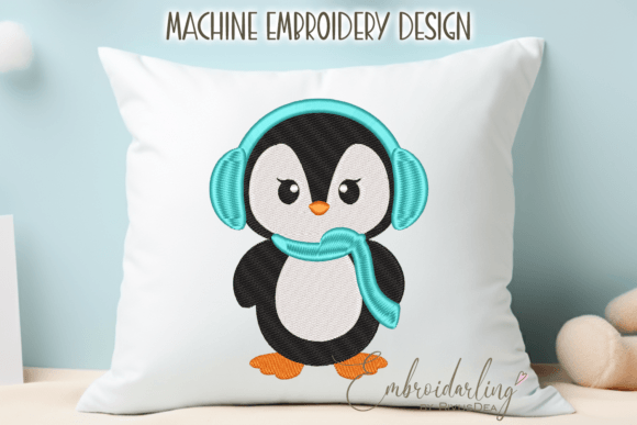 Winter Penguin Embroidery Design Review